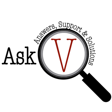 Ask V logo