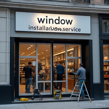 window installation service logo
