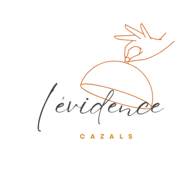 Restaurant l'évidence cazals logo