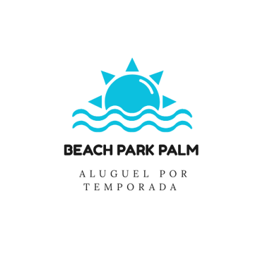 Beach park palm logo