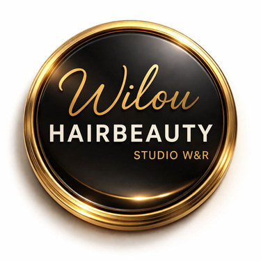 Wilouhairbeauty studio W&R logo