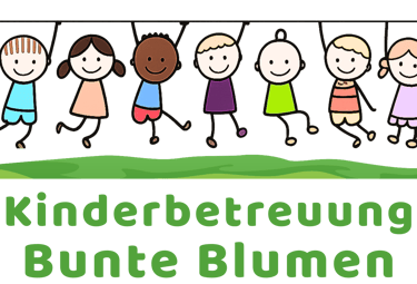 Bunte Blumen Kinderbetreuung logo