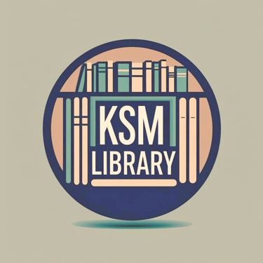 ksm library bahadurgarh logo