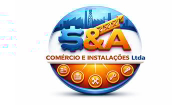 S&A Comércio e Instalações  logo