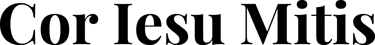 Cor Iesu Mitis logo
