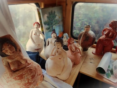 Atelier poterie galerie art céramique peinture