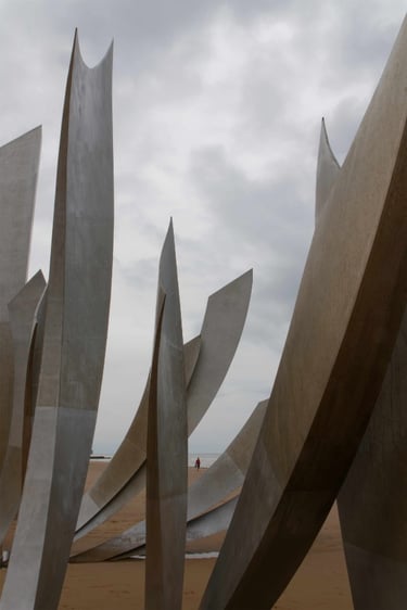 Amour de la liberté Omaha Beach - M.Jauny - Ménil Image - kiosque à Images Chateau-Gontier - Photographie