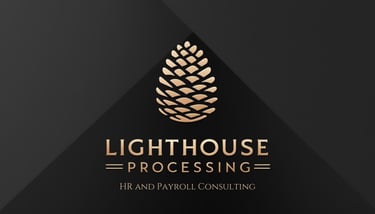 Light house processing. logo