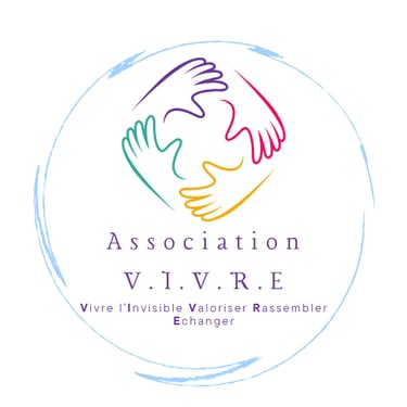V.I.V.R.E. "Vivre l'Invisible Valoriser Rassembler Echanger" logo