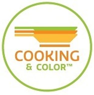 Cooking and Color, LLC, health and wellness coaching, colorful cooking, cooking demonstrations logo