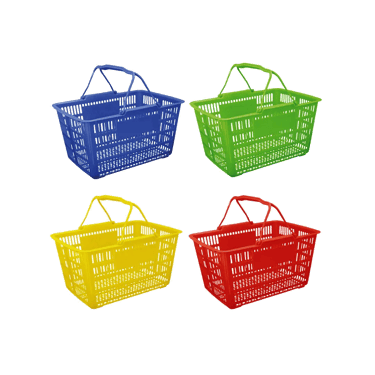 Canastos plásticos de mano 30 litros