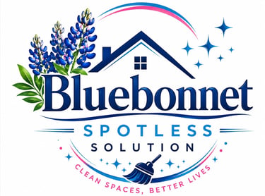 BLUEBONNET SPOTLESS SOLUTION logo