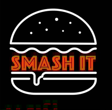 ITA: Smash It RD | Il Miglior Smash Burger a Dominicus Bayahibe ENG: Smash It RD | Best Smash Burgers in Dominicus Bayahibe ESP: Smash It RD | Las Mejores Hamburguesas en Dominicus logo