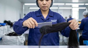  how to check human hair extension quality factory