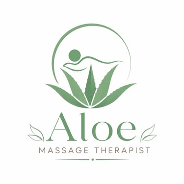 Aloe Massage Therapist logo
