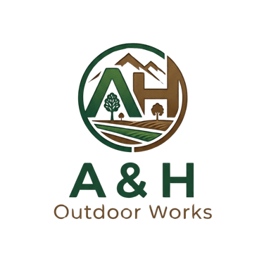 A & H Outdoor Works logo