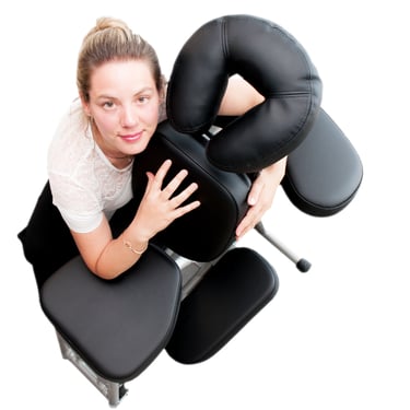 photo de la praticienne marlene avec sa chaise
