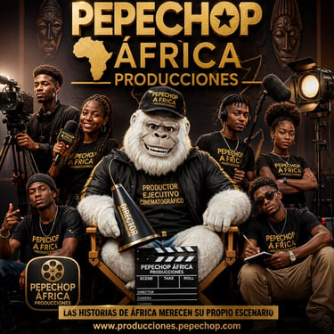 PepeChop África Producciones™ | Talento, Series, Cine y Entretenimiento en Guinea Ecuatorial logo