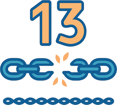 13 Chains logo