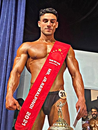 Body building champ