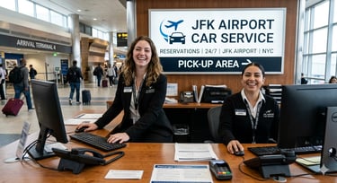 JFK AIRPORT CAR SERVICE  logo