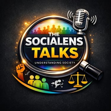 The Socialens Talks logo