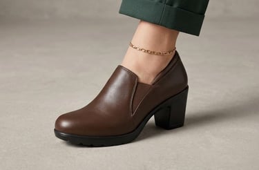  leather loafers on neutral background — capsule wardrobe essential flat shoes.