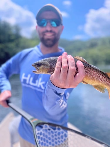 Charlie Sitzverger fishing guide on the hiwassee river in tennessee