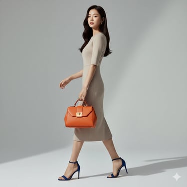 look bolsa sapato combinação cores complementares