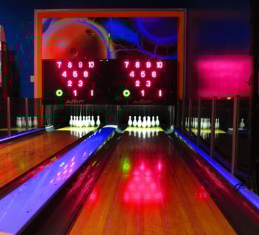 mini bowling lanes