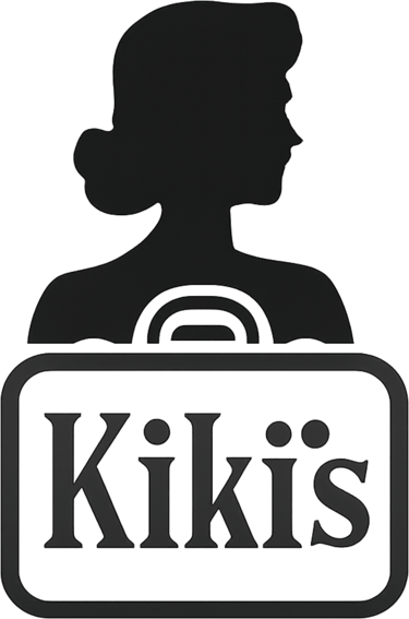 Kiki's Travel Service, hotel booking and custom travel planning, travel agency logo