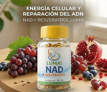 NAD + Resveratrol de LUMAI