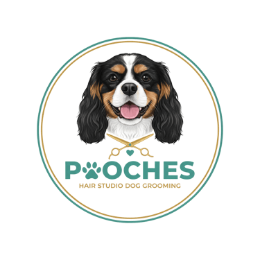 POOCHES HAIR STUDIO DOG GROOMING logo