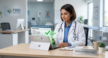 Medical Council Registration Address Change