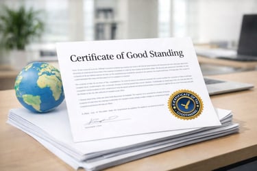 Medical Council Good Standing Certificate
