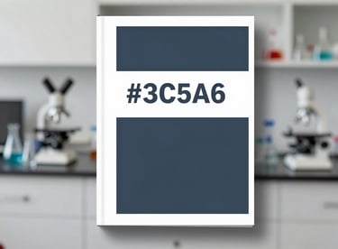 Science laboratory workbook for middle schoolers, featuring high-contrast #3C5A6C elements.
