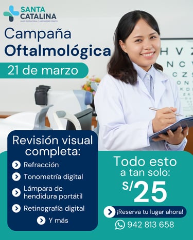 Oftalmologia lima precio
