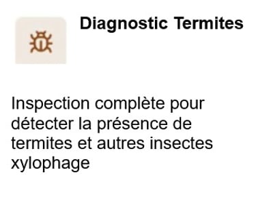 Service de diagnostic temites
