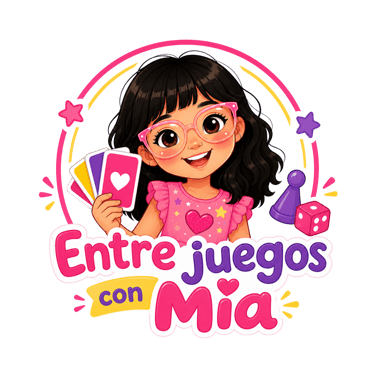 Logotipo Entre juegos con Mía