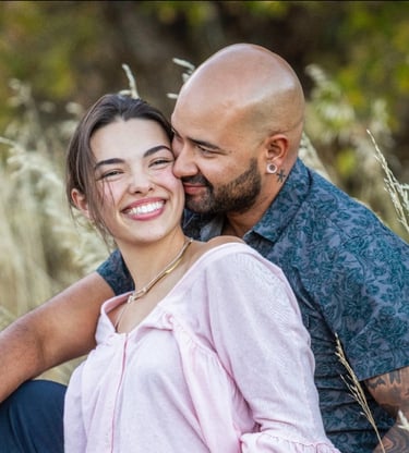 Auralee and Luis' Wedding website logo