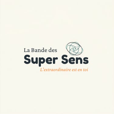 Livre jeunesse La Bande des Super-Sens logo