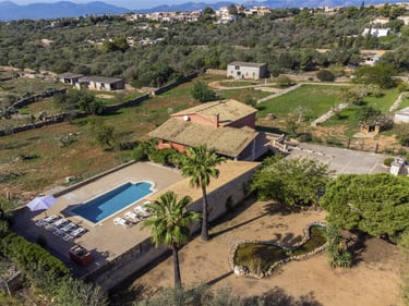 Vista aérea Villa Sa Tanca Pòrtol