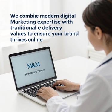 A flat lay image of a digital tablet showing a curated social media grid, surrounded by coffee and fresh rosemary.