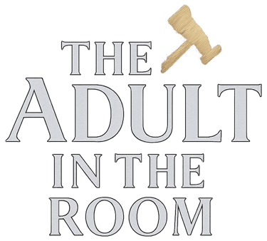 The Adult in the Room Play logo