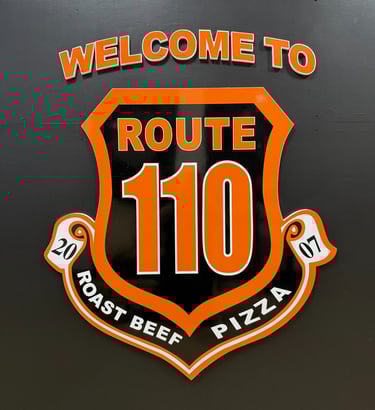Route 110 Roast Beef, Pizza & Seafood – Salisbury logo