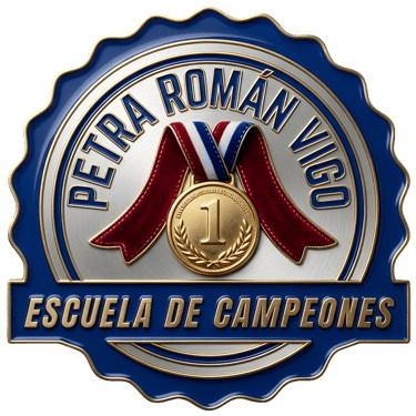 Escuela de Campeones Petra Román Vigo logo