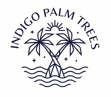 Indigo Palm Trees logo
