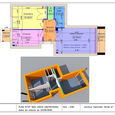 plan maison 3D