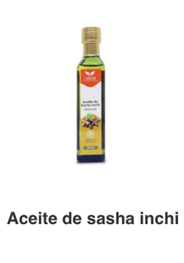 Aceite de sasha inchi Chikimi 