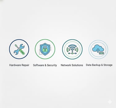 Professional home IT support services, WiFi optimization, computer repair, and secure home office in Southeast Manitoba.